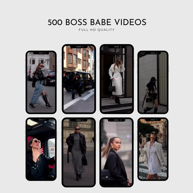Create Aesthetic Reels & Stories with Faceless Videos – Luxury lifestyle, feminine boss babe, and beachy faceless video reels for content creators and business owners.