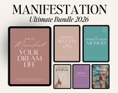 Manifestation Workbook Bundle: Love and Money Manifestation Worksheets + Journal + Planner MRR PLR (Digital Download)