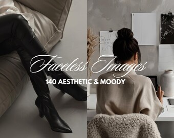 Faceless Marketing Stock Images, MRR - Instagram Luxury Moody Aesthetic Minimalist, Faceless Digital Marketing, Instagram Posts & Reels, PLR