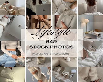 Lifestyle Stock Images, Master Resell Rights, Boss Babe Aesthetic, Faceless Digital Marketing, Instagram Posts & Reels, PLR, Work From Home