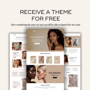 Responsive Shopify website setup showing mobile view and navigation menu design, optimized for ecommerce businesses and entrepreneurs.