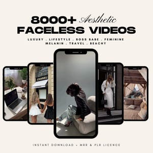 8000+ Faceless Luxury Reels Bundle, Videos, Faceless Reels, Faceless Videos, Viral Reels, Faceless Marketing Digital Marketing, MRR PLR dfy
