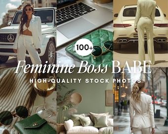 Boss Babe Stock Photos Girl Boss Stock Photos Aesthetic Stock Photos Instagram Luxury Boss Photos Businesswoman Faceless Marketing MRR PLR