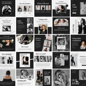 Instagram Post & Stories, Social Media Templates With Master Resell Rights, MRR/PLR, Instagram Canva Template Bundle, Bonus Reels