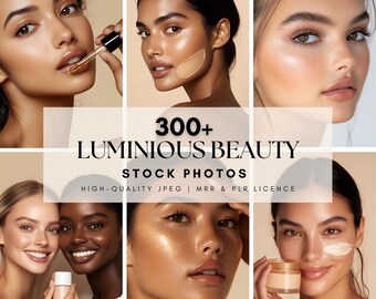 Fotos de cuidados com a pele, imagens de beleza, licença MRR PLR (download digital)