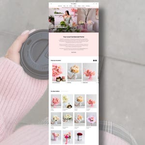 Shopify webbdesign, anpassad Shopify-butik för skönhet, hår, coaching, hudvård bild 6