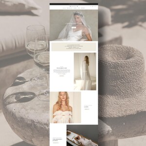 Shopify webbdesign, anpassad Shopify-butik för skönhet, hår, coaching, hudvård bild 3