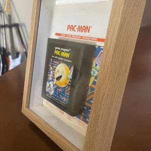 Atari 2600 Vintage PacMan 1981 for display - Game + Manual