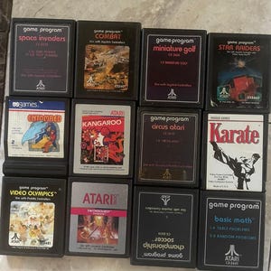 Atari 2600 - 12 Games Bundle - Lot B