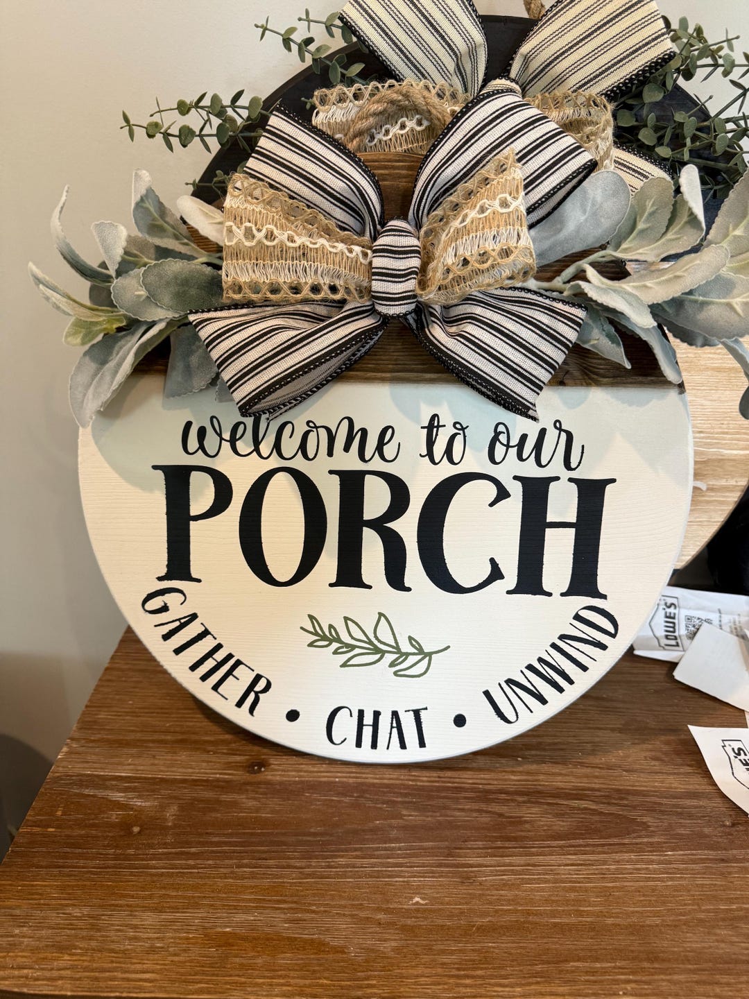 Cuscini Divano 50x30 Cm Set Da 2 Federe Cuscino Rettangolari Con Scritta Welcome To Our Porch Per Arredo Casa Country Chic