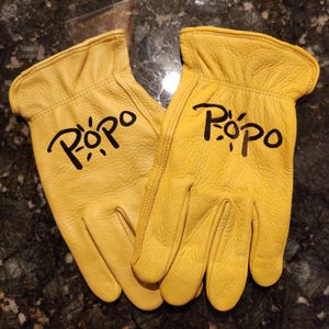 Custom Laser Engraved Work Gloves