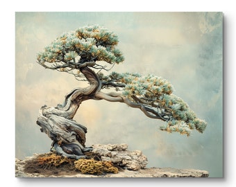 Bonsai Print, Bonsai Wall Art, Digital Print Poster, Digital Wall Print, Bonsai Wall Decor, Digital Print, Bonsai Poster Gift