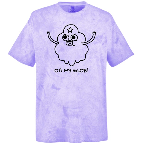 Adventure Time Simple Tee | LSP T-shirt | Lumpy Space Princess made to order Tee | Custom lsp shirt | Black, Orchid, Smoke & Amethyst