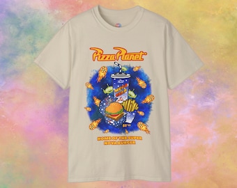 Pizza Planet Super Nova Burger Toy Story Inspired T-Shirt - Unisex Ultra Cotton