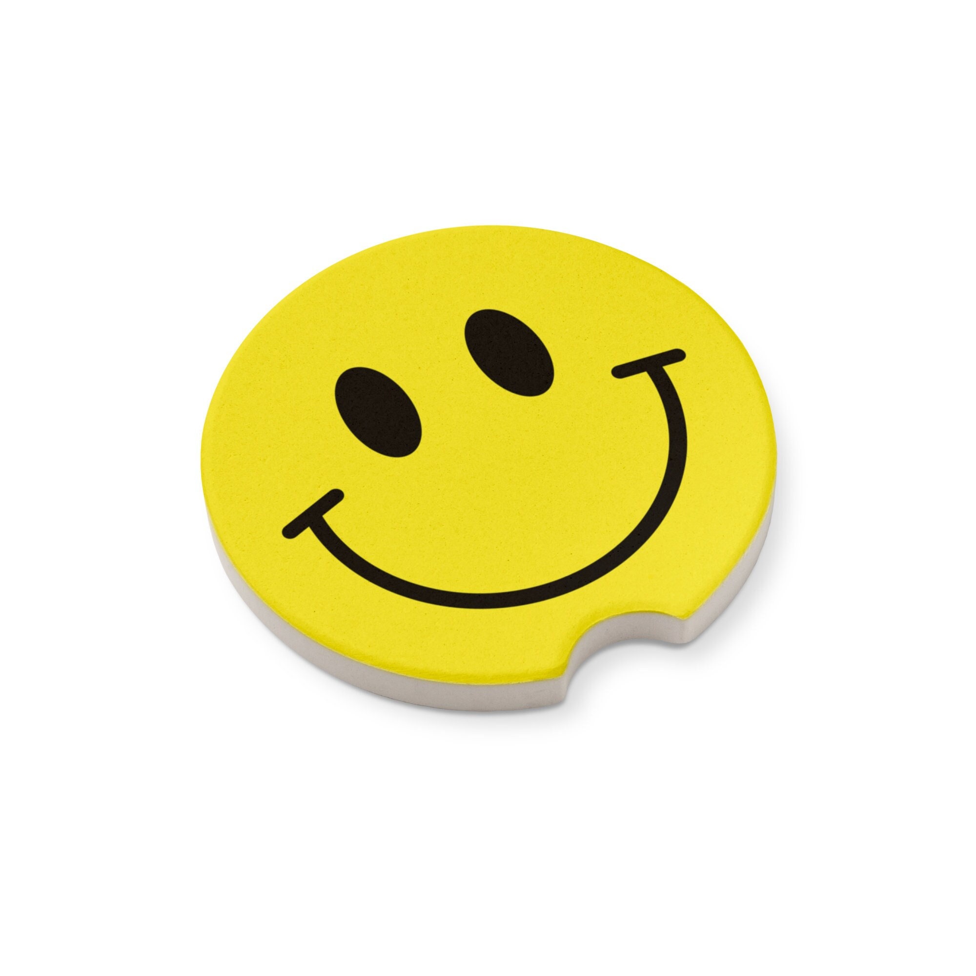 Car Coasters Soapstone | Smiley Face Car Coaster | New Car Gift | Fun ...