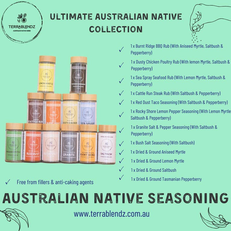 Ultimate Australian Native Collection! With Native Herbs, Australian