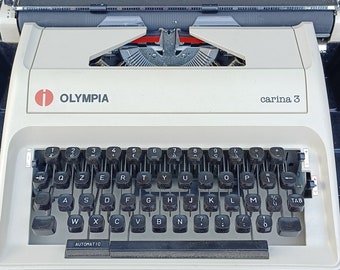 Vintage Olympia Carina 3 Schreibmaschine