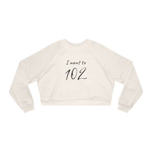 Women's Cropped Fleece Pullover