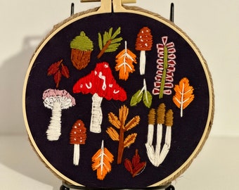 Mushroom & Fungi Embroidery Decor