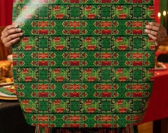 Kwanzaa Fine Art Wrapping Paper 90gsm Premium African Inspired Gift Wrap Karamu Celebration Decor African African Tribal Print Paper