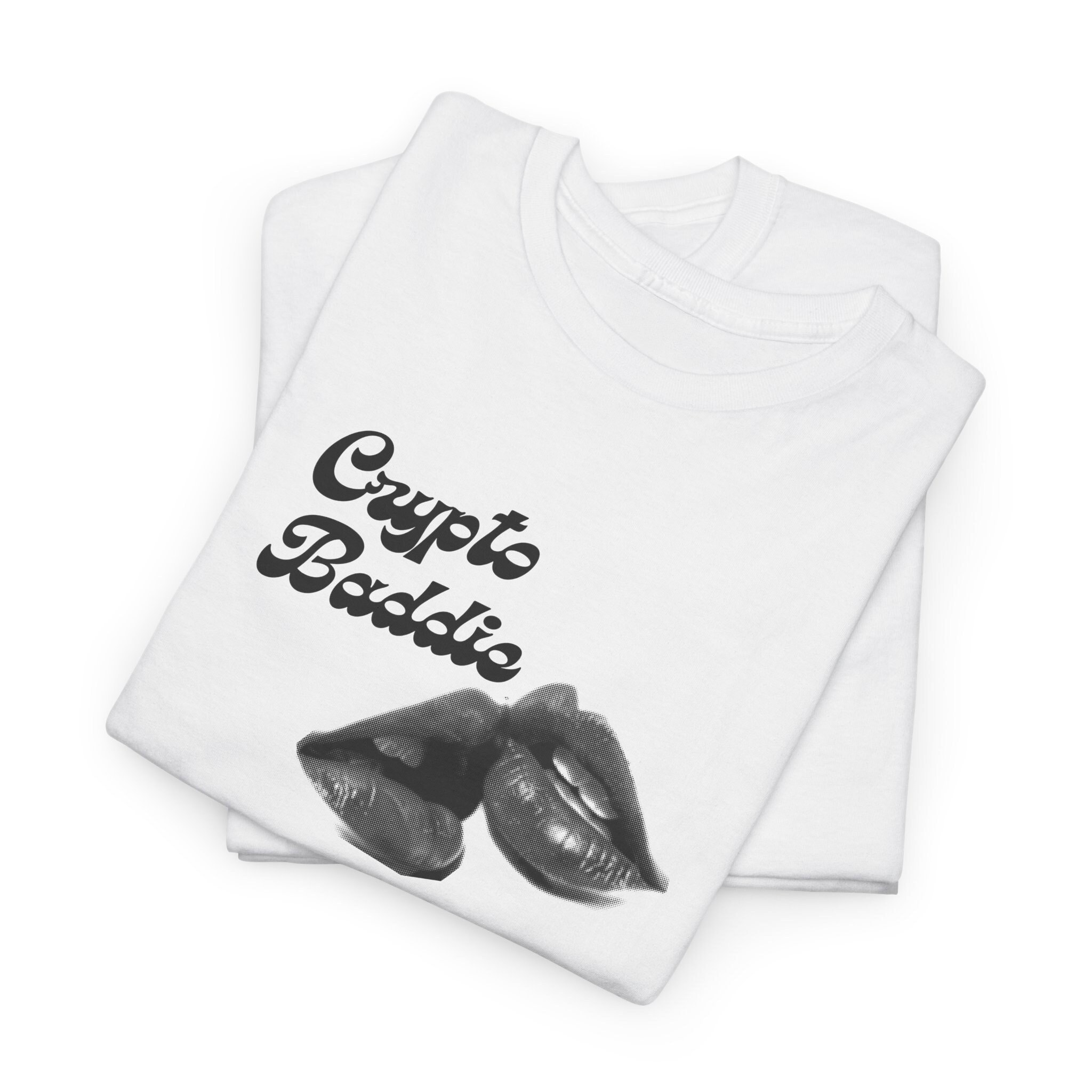 Crypto Baddie Cotton Tee, Bitcoin Bull Run, Women in Crypto, Bitcoin Merch, Cryptocurrency Shirt Gifts, Female Investors, Gifts for Her