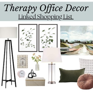 Decoración de la oficina de terapia, Accesorios para la oficina del terapeuta, Diseño de la oficina del psicólogo, Decoración de la sala de asesoramiento, Regalo para el terapeuta, Tablero de estado de ánimo de diseño