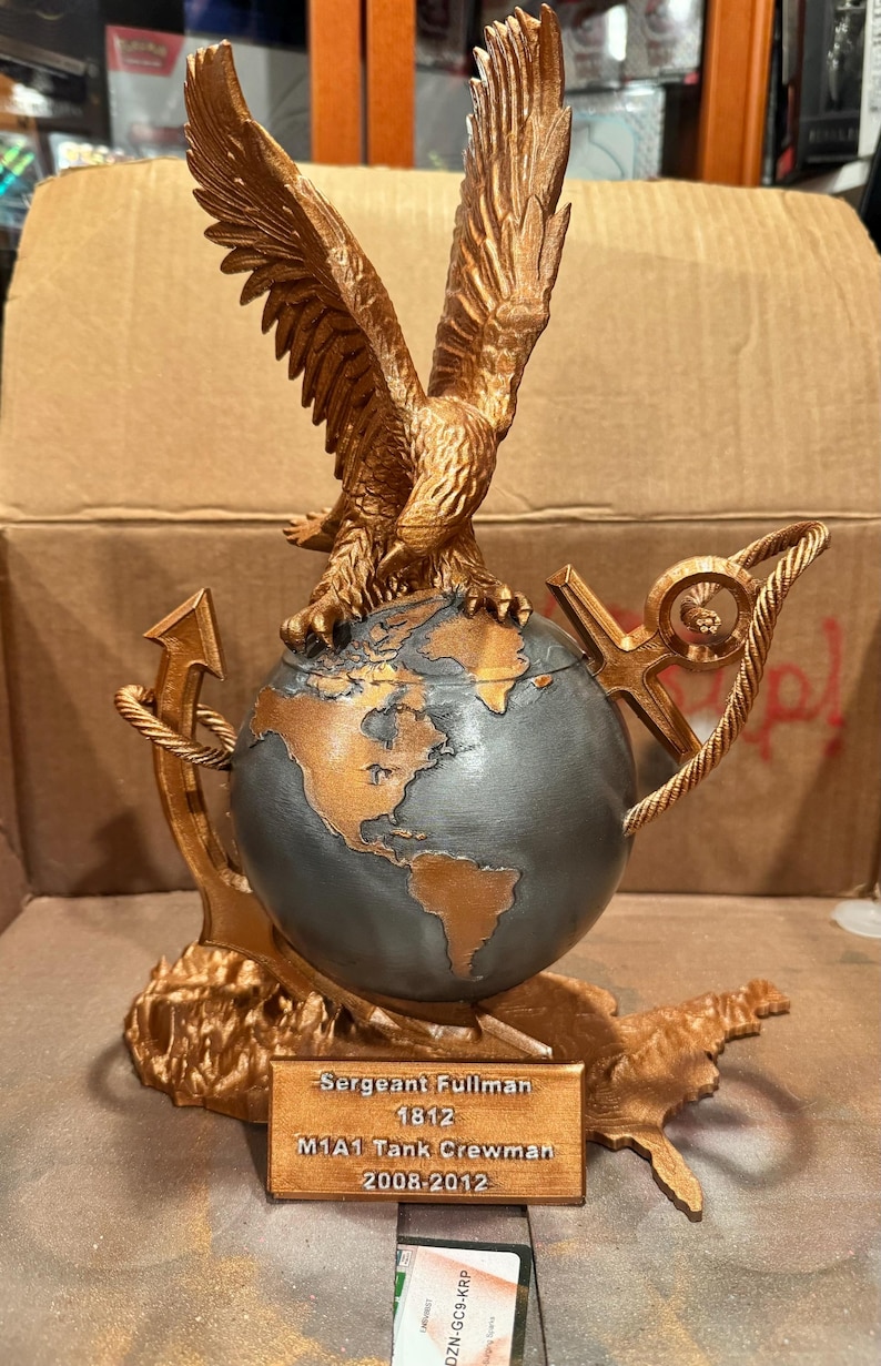 Custom 3D Printed EGA Inspired Statue – Hand Made and Painted ...