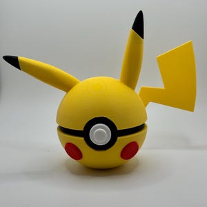 Decorative Pikachu-Themed Pokeball