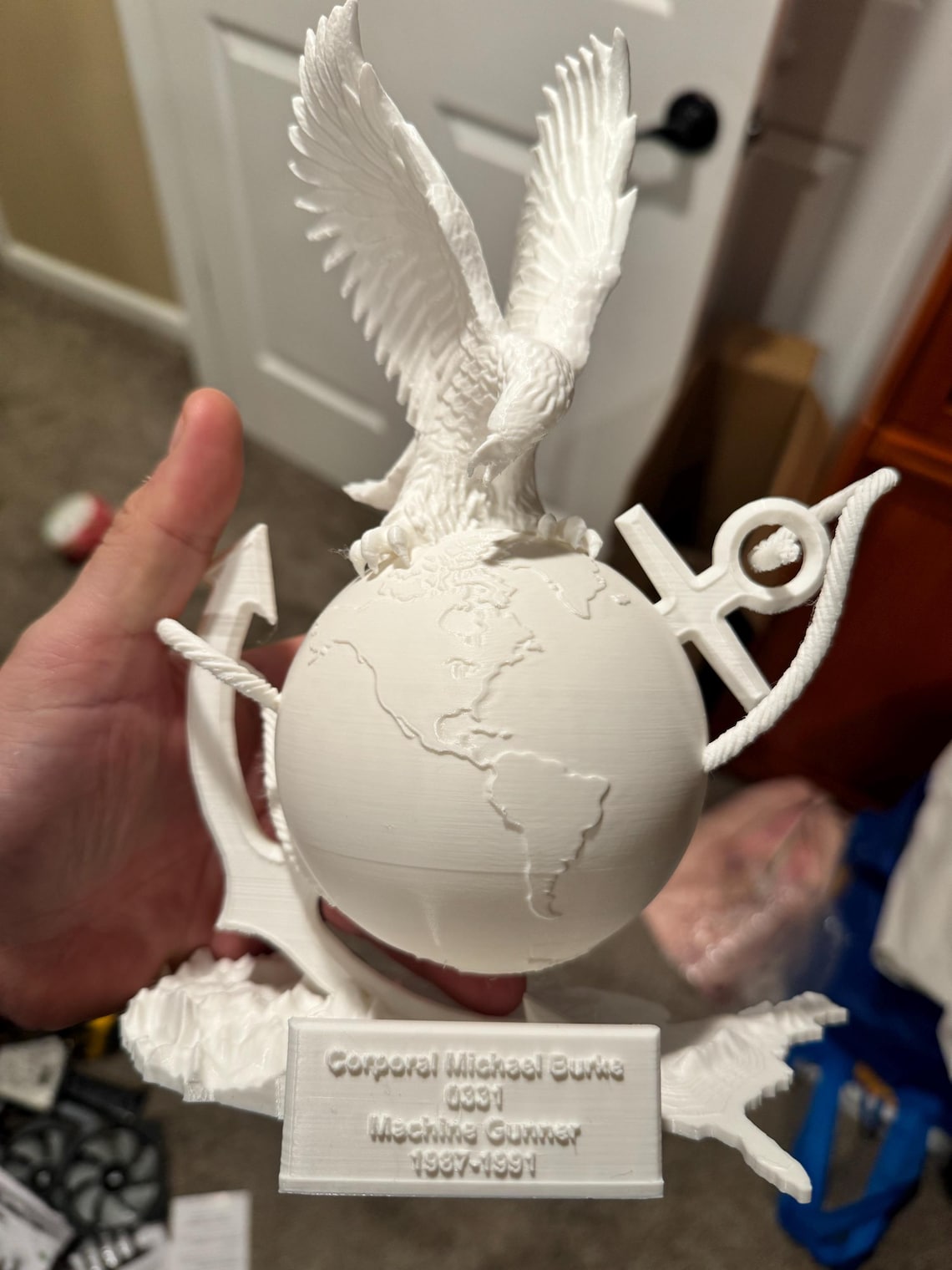 Custom 3D Printed EGA Inspired Statue – Hand Made and Painted ...