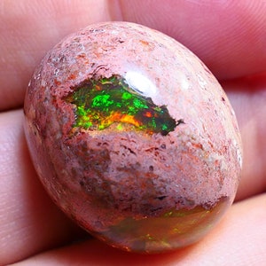 54.00ct Precious Opal,Opal for Jewelry,Boulder Opal,Cantera Opal,Polished Opal,Lightning Opals,Cabochons,Opal Supplier,Gem Quality Mexican