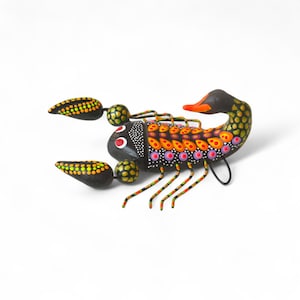 5.20&quot; Scorpion Figures,Colorful Scorpion,Medium Scorpion,Medium Figures,Clay Scorpion,Handmade Scorpion,Clay Figures,Sculpted in Clay
