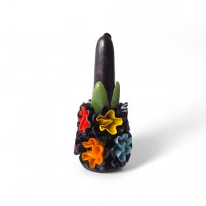 4.53&quot; Flower Candle,Decorative Candles,Beeswax Candle,Floral Design,Casa Viviana,Mexican Candle,Beeswax,Candles for Events,Handmade Candle