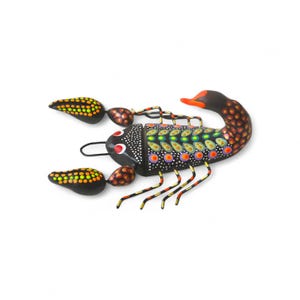 5.20&quot; Scorpion Figures,Colorful Scorpion,Medium Scorpion,Medium Figures,Clay Scorpion,Handmade Scorpion,Clay Figures,Sculpted in Clay