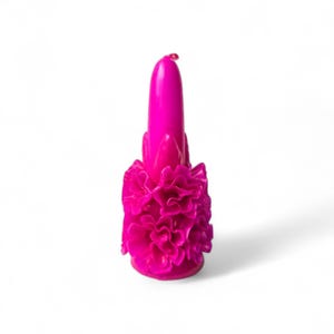 Candela a forma di fiore da 4,53&quot;, candele decorative, candele in cera d&#39;api, decorazioni floreali, Casa Viviana, candele messicane, cera d&#39;api, candele per eventi, candele fatte a mano
