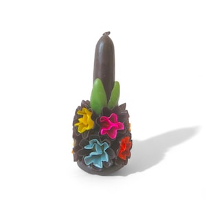 Candela a forma di fiore da 4,53&quot;, candele decorative, candele in cera d&#39;api, decorazioni floreali, Casa Viviana, candele messicane, cera d&#39;api, candele per eventi, candele fatte a mano