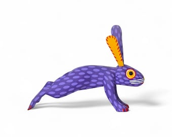 Oaxacan Wood Carving Rabbit by Arsenio Morales PP8101 - Etsy