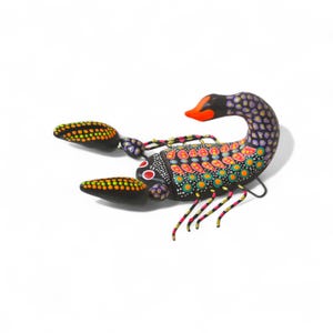 5.20&quot; Scorpion Figures,Colorful Scorpion,Medium Scorpion,Medium Figures,Clay Scorpion,Handmade Scorpion,Clay Figures,Sculpted in Clay