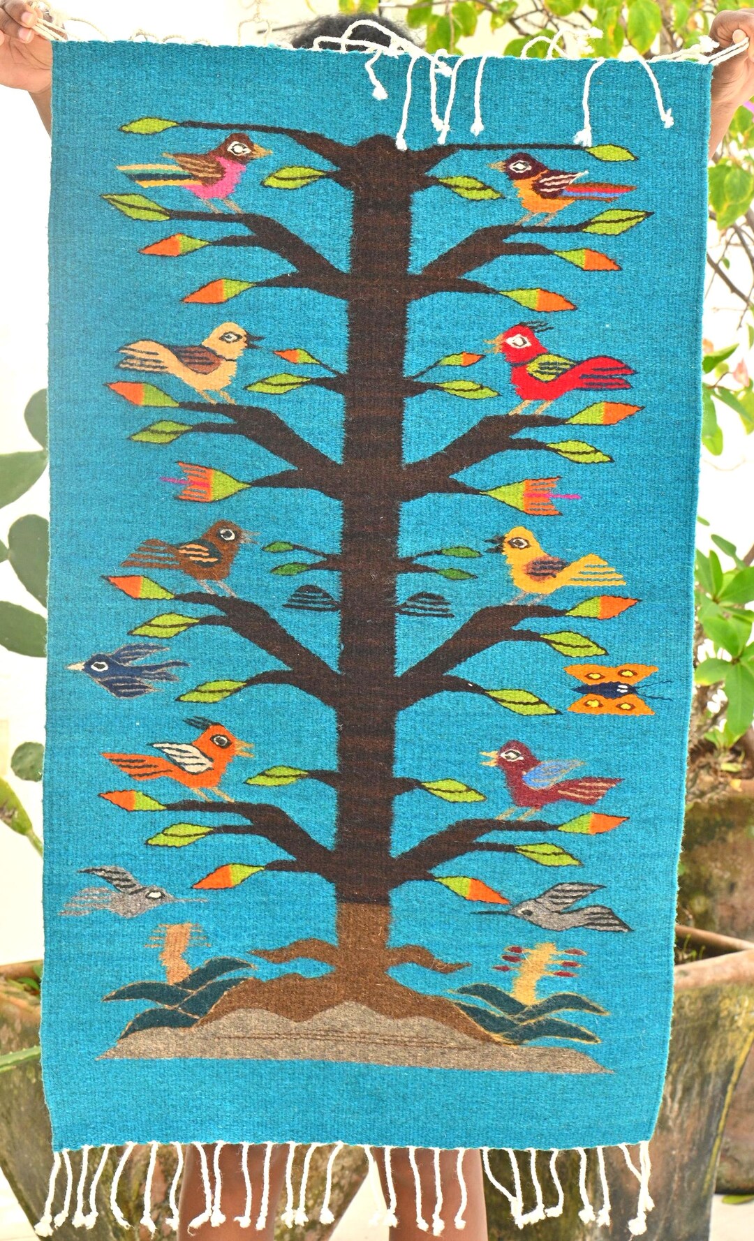 Zapotec Rug,oaxaca Rugs,tree of Life Design,original Rugs,wool Rug ...