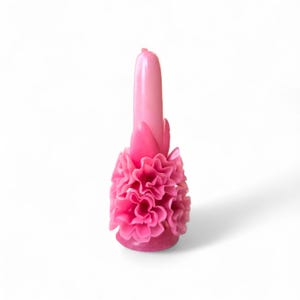 Candela a forma di fiore da 4,53&quot;, candele decorative, candele in cera d&#39;api, decorazioni floreali, Casa Viviana, candele messicane, cera d&#39;api, candele per eventi, candele fatte a mano