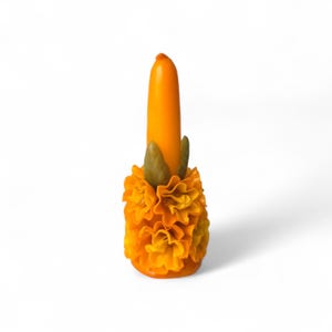 Candela a forma di fiore da 4,53&quot;, candele decorative, candele in cera d&#39;api, decorazioni floreali, Casa Viviana, candele messicane, cera d&#39;api, candele per eventi, candele fatte a mano