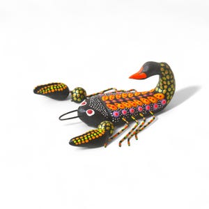 5.20&quot; Scorpion Figures,Colorful Scorpion,Medium Scorpion,Medium Figures,Clay Scorpion,Handmade Scorpion,Clay Figures,Sculpted in Clay
