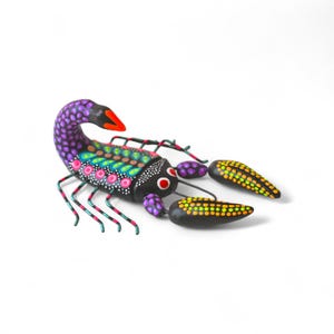 5.20&quot; Scorpion Figures,Colorful Scorpion,Medium Scorpion,Medium Figures,Clay Scorpion,Handmade Scorpion,Clay Figures,Sculpted in Clay