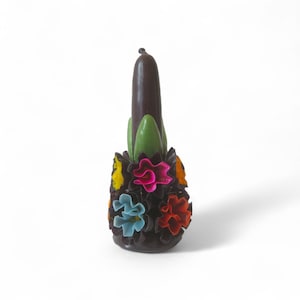Candela a forma di fiore da 4,53&quot;, candele decorative, candele in cera d&#39;api, decorazioni floreali, Casa Viviana, candele messicane, cera d&#39;api, candele per eventi, candele fatte a mano
