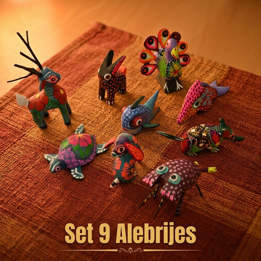 値下げいたしました　メキシコ　民芸　セット　アレブリヘス（Alebrijes） 値下げいたしました メキシコ 民芸 セット アレブリヘス（Alebrijes