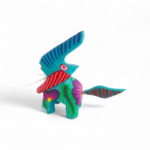2.80&quot; Elephant Figures,Alebrije Elephant,Mini Elephant,WoodenAlebrije,Wood Elephant,Handmade Elephant,Wooden Figure,Wood Carving
