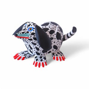 7.50&quot; Dog Dalmatian Figures,Alebrije Dog ,Medium Dog Spaniel,Medium Figures,Wooden Alebrije,Wood Dog Dalmatian ,Handmade Dog, Wood Carving