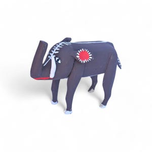 Elephant Figures,Alebrije Elephant,Small Elephant,Small Figures,WoodenAlebrije,Wood Elephant,Handmade Elephant,Wooden Figure,Wood Carving