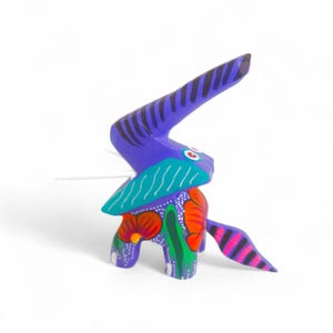 2.80&quot; Elephant Figures,Alebrije Elephant,Mini Elephant,WoodenAlebrije,Wood Elephant,Handmade Elephant,Wooden Figure,Wood Carving
