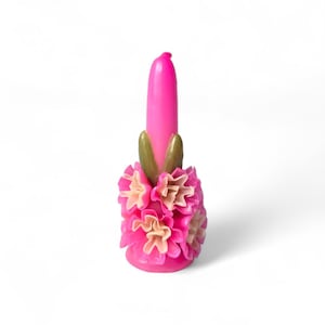 4.53&quot; Flower Candle,Decorative Candles,Beeswax Candle,Floral Design,Casa Viviana,Mexican Candle,Beeswax,Candles for Events,Handmade Candle