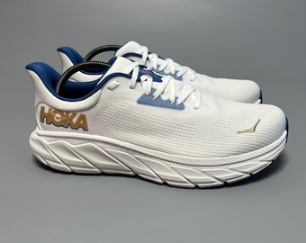 US 11.5EE Hoka One One Arahi 7 Wide Running Shoes Walking Gym 1147870 FTG ‘Frost/Gold’